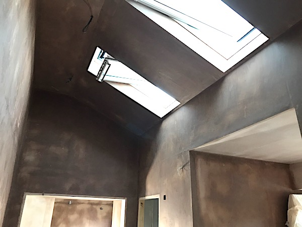 Boarding - vaulted ceiling