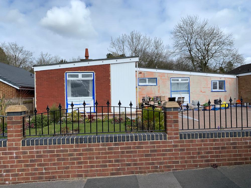 Outside Render Bungalow Preparation.
