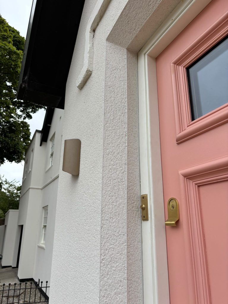 Monocouche render finish on a residential property in Hurworth by EA Render Systems